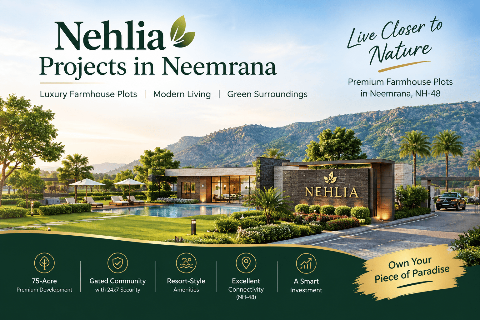 Nehlia Plots Neemrana development