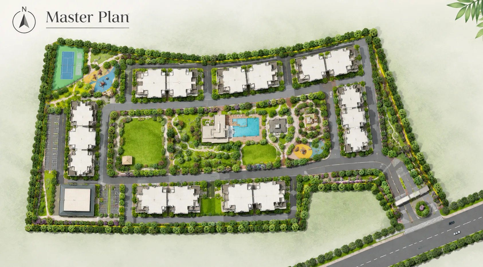 Reverence Ashadeep Green Acres master plan site layout